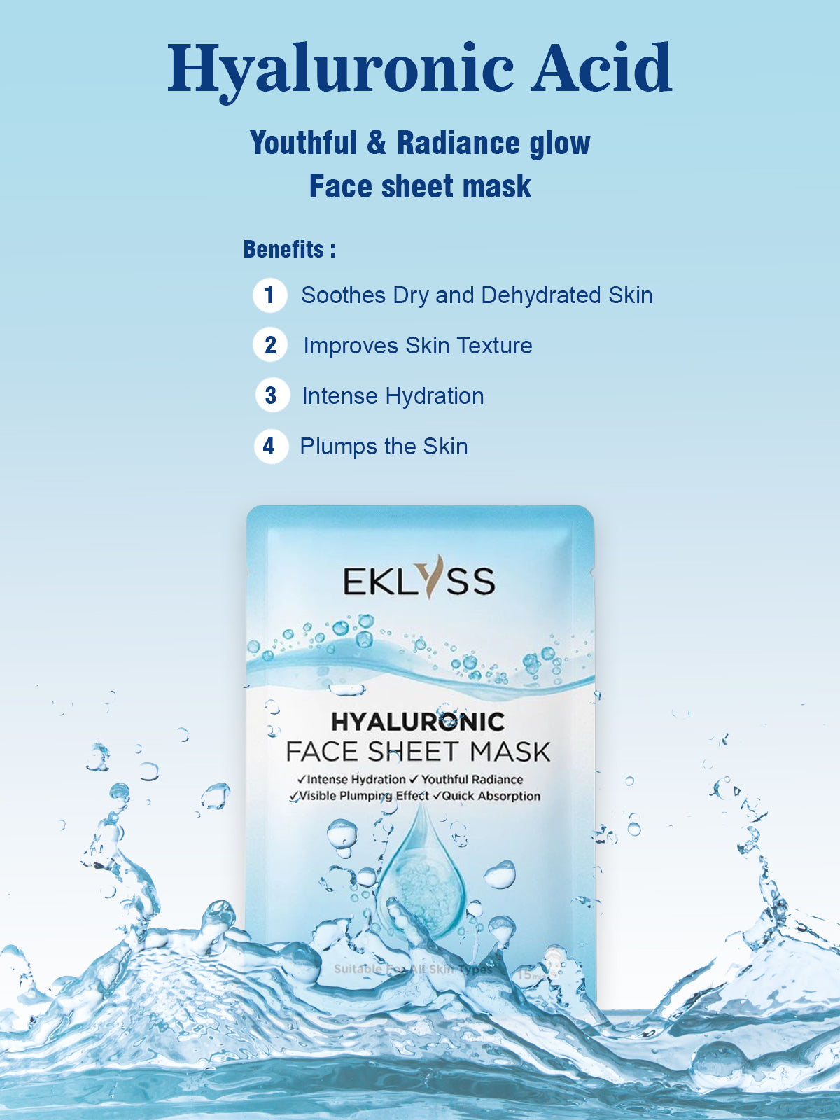 Hyaluronic Face Sheet Mask
