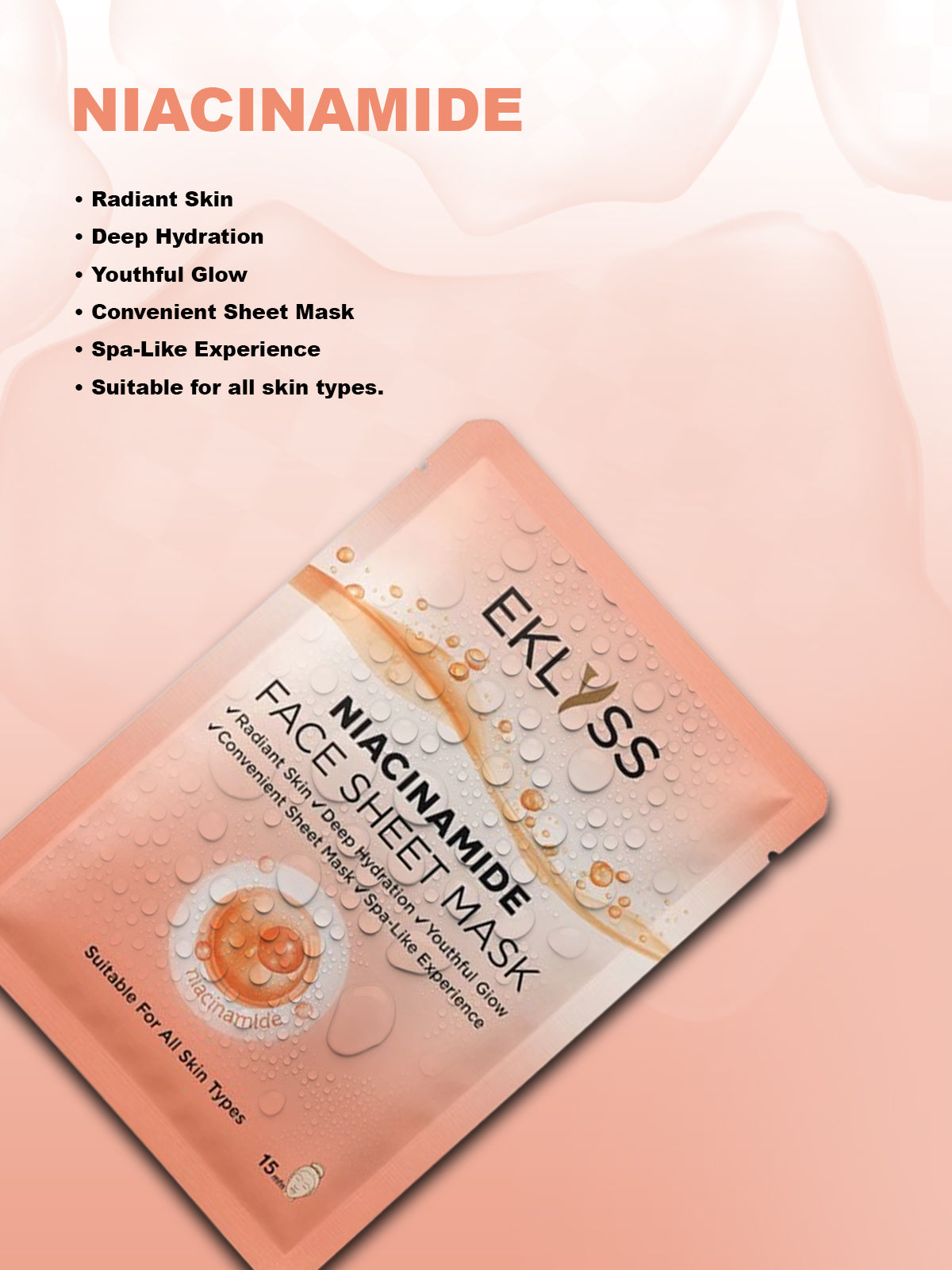 Niacinamide Glow Face Sheet Mask